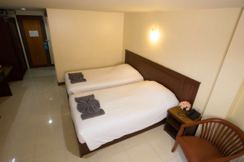 Twin Palms Resort Pattaya : Superior Twin Bed